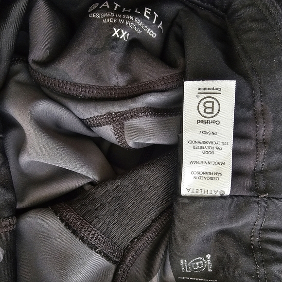 ATHLETA Black Camo Leggings - Size XXS (US 00) - Picture 7 of 10